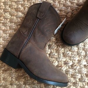 New: Masterson Leather Cowboy Boots. Unisex. Size 5.5